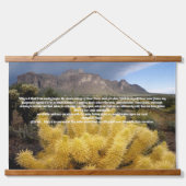 Selbstverschuldung Inspiration Wandteppich Mit Holzrahmen (Vorne)