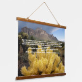 Selbstverschuldung Inspiration Wandteppich Mit Holzrahmen (Gewinkelt)