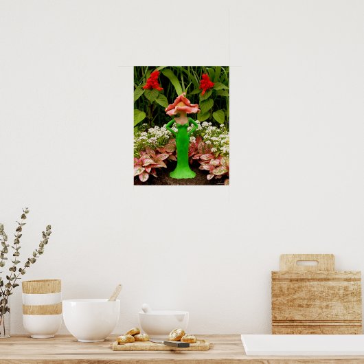 Selbstversorgender Garten Poster (Küche)