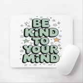 Selbstversorger-Maus-Pad - Zitat "Seien Sie freund Mousepad (Mit Mouse)