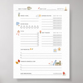 Selbstversorger-Planner für Mamas Gemütliche Welln Poster