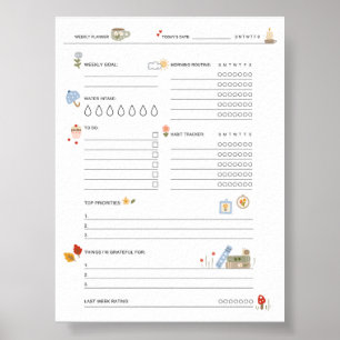 Selbstversorger-Planner für Mamas Gemütliche Welln Poster