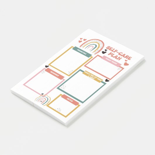 Selbstversorger post-it klebezettel (angewinkelt)