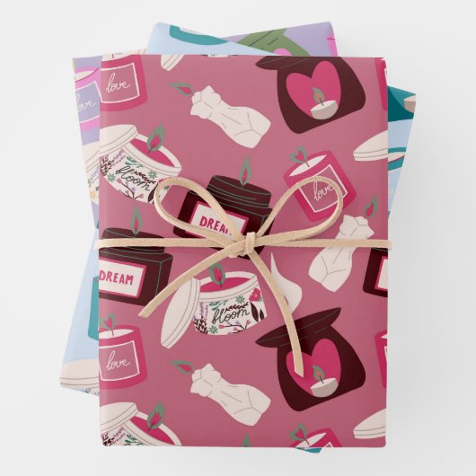 Selbstversorgung Geschenkpapier Set (Beispiel)