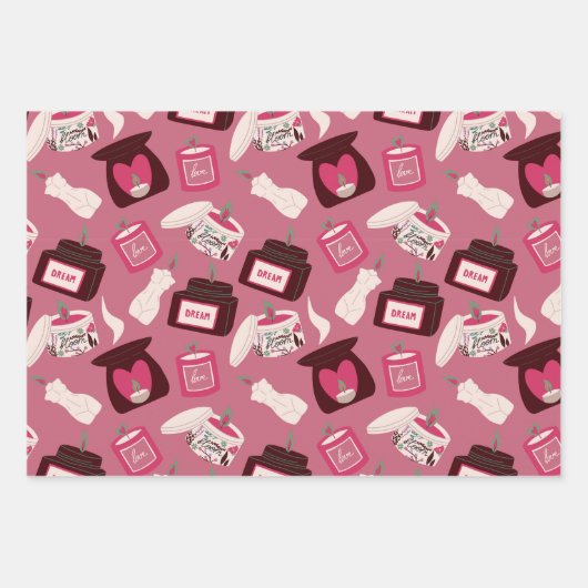 Selbstversorgung Geschenkpapier Set (Vorderseite)