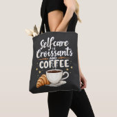 Selbstversorgung ist Croissant und Coffee Caffeine Tasche (Von Nahem)