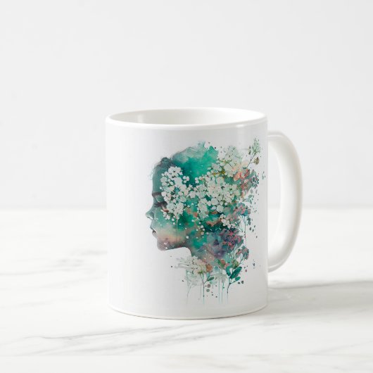 Selbstversorgung ist die Liebe in Aktion" Kaffee-T Kaffeetasse (VorderseiteRechts)