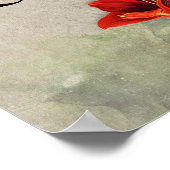 Selbstversorgung ist kein eigennütziges Blumendeko Poster (Ecke)