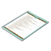 Selbstversorgung Notizblock (Linke Seite)