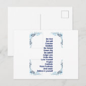 Selbstversorgung Postkarte (Vorne/Hinten)