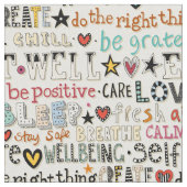 Selbstversorgung Stoff (Nahaufnahme)