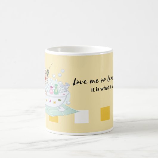 Selbstversorgung und Entspannung Kaffeetasse (Mittel)