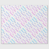 Selbstversorgung und Liebe Geschenkpapier (Flach)