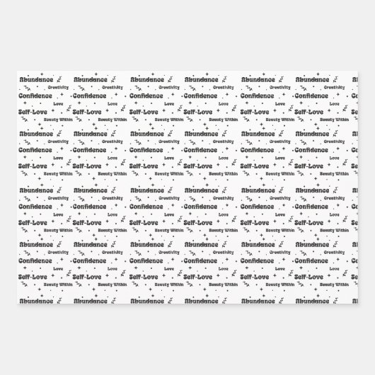 Selbstversorgung und Liebe Geschenkpapier Set (Vorderseite 2)