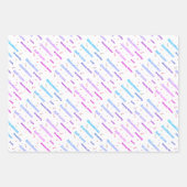 Selbstversorgung und Liebe Geschenkpapier Set (Vorderseite)