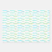 Selbstversorgung und Liebe Geschenkpapier Set (Vorderseite)