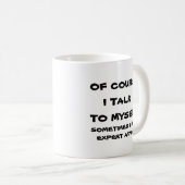 Selbstverständlich spreche ich mit mich kaffeetasse (VorderseiteRechts)