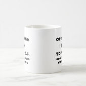 Selbstverständlich spreche ich mit mich kaffeetasse (Mittel)