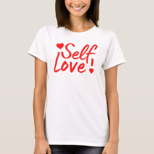Selbstverständliche Liebe mit Herzen T-Shirt