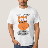 SELBSTVERSTÄNDLICHER GRAFISCHER DESIGNER Señor Gat T-Shirt (Vorderseite)