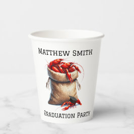 Selbstverständlichkeit der Crawfish Graduation Par Pappbecher