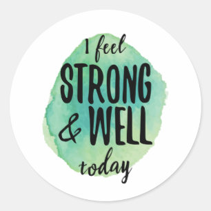 Selbstverständlichkeit inspirierende Worte Runder Aufkleber