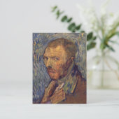 Selbstverstümmeltes Ohrportrait - Van Gogh Postkarte (Stehend Vorderseite)