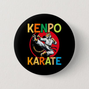 Selbstverteidigung Kenpo Karate Martial Arts Button