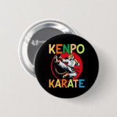 Selbstverteidigung Kenpo Karate Martial Arts Button (Vorne & Hinten)