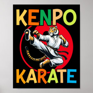 Selbstverteidigung Kenpo Karate Martial Arts Poster