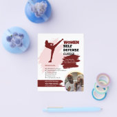 Selbstverteidigungsklassen für Frauen Flyer (Einzeln)