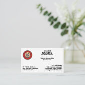 Selbstverteidigungsschule Visitenkarte (Stehend Vorderseite)