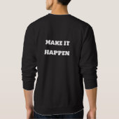 Selbstvertrauen beginnt von innen sweatshirt (Rückseite)