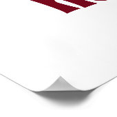 Selbstvertrauen ist das Wesen des Heldentums - Ver Poster (Ecke)