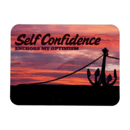 "Selbstvertrauen" Motivation Affirmation Flexibel Magnet
