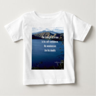 Selbstvertrauen-motivierend Zitat Baby T-shirt