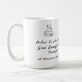 Selbstwert-Zitat von Winnicott Kaffeetasse (Links)