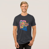 Selbstwertgefühl im Aufbau Tri-Blend Shirt (Vorderseite voll)