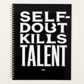 Selbstzweifeln tötet Talent Planer (Vorderseite)
