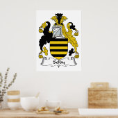 Selby Familienwappen Poster (Küche)