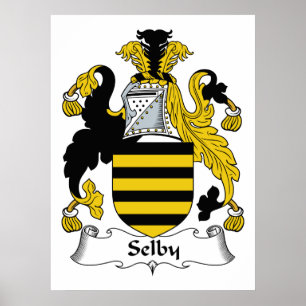 Selby Familienwappen Poster