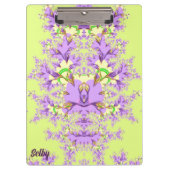 SELBY ~ Mauve, Gelb Grün Klemmbrett (Vorderseite)