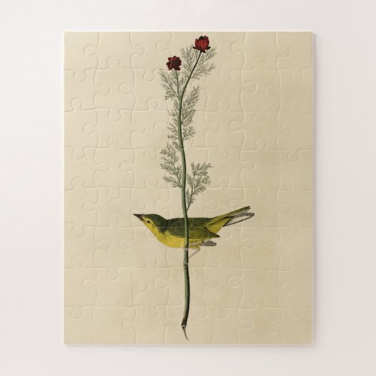 Selby's Fly Catcher - Audubons Vögel von Amerika Puzzle (Vertikal)