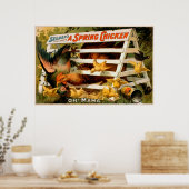 Selden's Funny Farce, Ein Frühlingsspiel Poster (Küche)