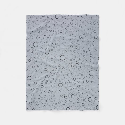 Selective focus photography of water droplets fleecedecke (Vorderseite)