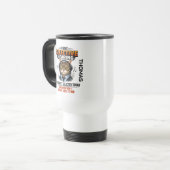 Selective Hearing Cat Mug | Funny Rooster Reisebecher (Vorderseite Links)
