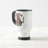 Selective Hearing Cat Mug | Funny Rooster Reisebecher (Vorderseite Links)
