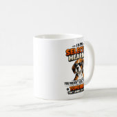 Selective Hearing dog Mug | Funny Coworker Kaffeetasse (VorderseiteRechts)