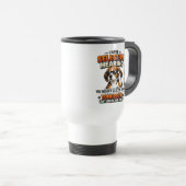 Selective Hearing dog Mug | Funny Coworker Reisebecher (VorderseiteRechts)