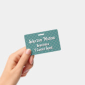 Selective Mutism Ausweis (Handheld)